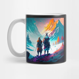 Valheim Inspired Into the Snow We Go Mug